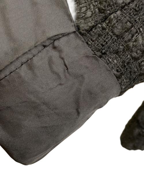 ELBORN（エルボルン）ELBORN (エルボルン) TWEED SUIT BLAZER JACKET ブラック サイズ:36の古着・服飾アイテム