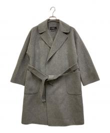 WEEKEND Max Mara（ウィークエンド マックスマーラ）の古着「ヴァージンウールガウンコート」｜グレー