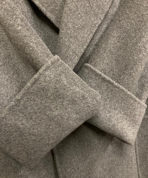 WEEKEND Max Mara（ウィークエンド マックスマーラ）WEEKEND Max Mara (ウィークエンド マックスマーラ) ヴァージンウールガウンコート グレー サイズ:36の古着・服飾アイテム