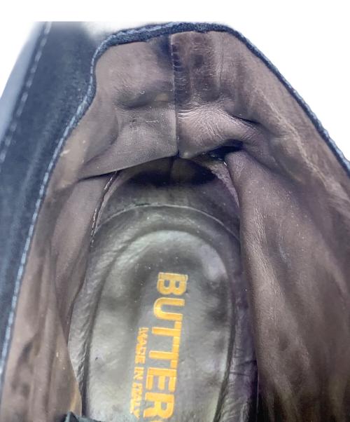 BUTTERO（ブッテロ）BUTTERO (ブッテロ) BUTTERO　レザーレースアップブーツ ブラック サイズ:42の古着・服飾アイテム