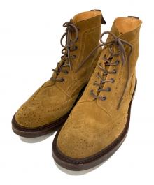 Tricker's（トリッカーズ）の古着「スウェードカントリーブーツ」｜ベージュ