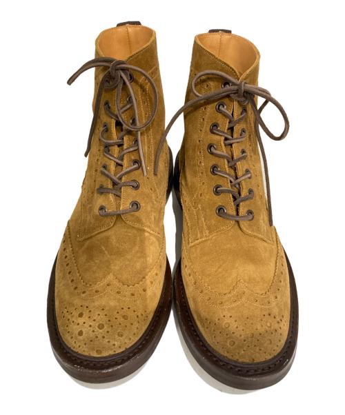 Tricker's（トリッカーズ）Tricker's (トリッカーズ) スウェードカントリーブーツ ベージュ サイズ:9.5の古着・服飾アイテム