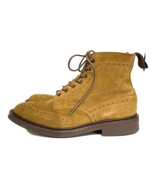 Tricker's（トリッカーズ）Tricker's (トリッカーズ) スウェードカントリーブーツ ベージュ サイズ:9.5の古着・服飾アイテム
