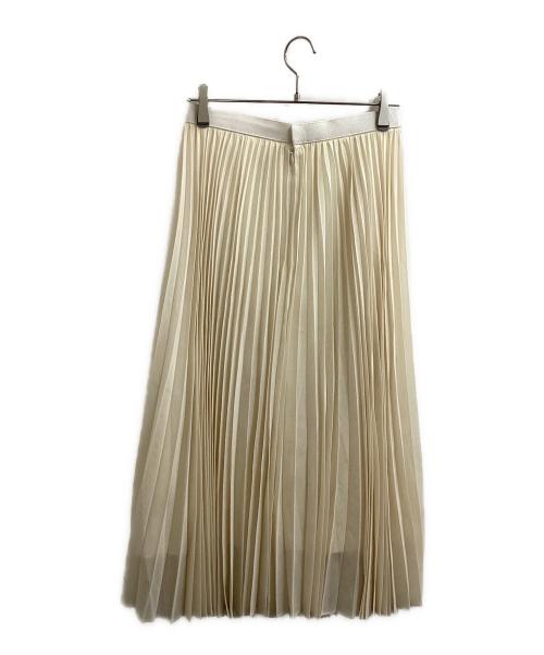 BEIGE（ベイジ）BEIGE (ベイジ) ウールミックスプリーツミディスカート　/　SK CW SA 0209 ベージュ サイズ:4の古着・服飾アイテム