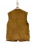 ARDENNES (アルデンヌ) SUEDE LAMB LEATHERベスト ブラウン サイズ:48：35000円
