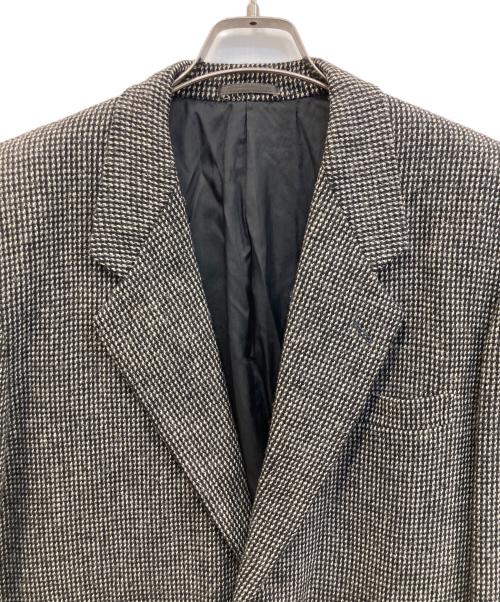 COMME des GARCONS HOMME（コムデギャルソン オム）COMME des GARCONS HOMME (コムデギャルソン オム) テーラードジャケット ブラック×ホワイト サイズ:Mの古着・服飾アイテム