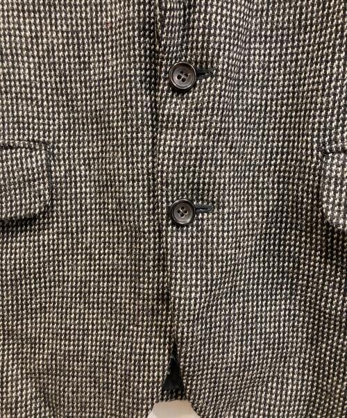 COMME des GARCONS HOMME（コムデギャルソン オム）COMME des GARCONS HOMME (コムデギャルソン オム) テーラードジャケット ブラック×ホワイト サイズ:Mの古着・服飾アイテム