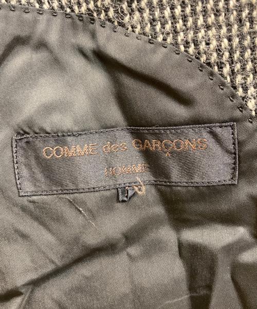 COMME des GARCONS HOMME（コムデギャルソン オム）COMME des GARCONS HOMME (コムデギャルソン オム) テーラードジャケット ブラック×ホワイト サイズ:Mの古着・服飾アイテム