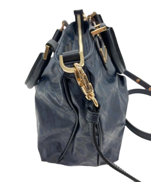 GHERARDINI（ゲラルディーニ）GHERARDINI (ゲラルディーニ) 2WAYバッグ ネイビーの古着・服飾アイテム