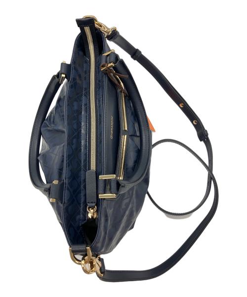 GHERARDINI（ゲラルディーニ）GHERARDINI (ゲラルディーニ) 2WAYバッグ ネイビーの古着・服飾アイテム