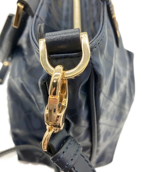 GHERARDINI（ゲラルディーニ）GHERARDINI (ゲラルディーニ) 2WAYバッグ ネイビーの古着・服飾アイテム