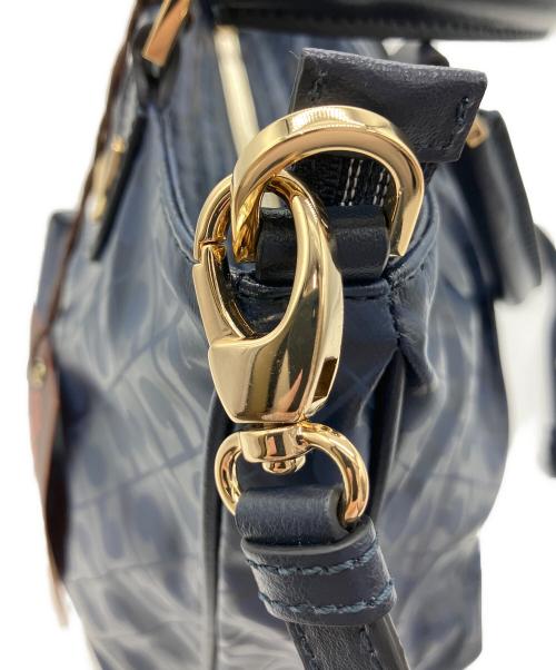 GHERARDINI（ゲラルディーニ）GHERARDINI (ゲラルディーニ) 2WAYバッグ ネイビーの古着・服飾アイテム