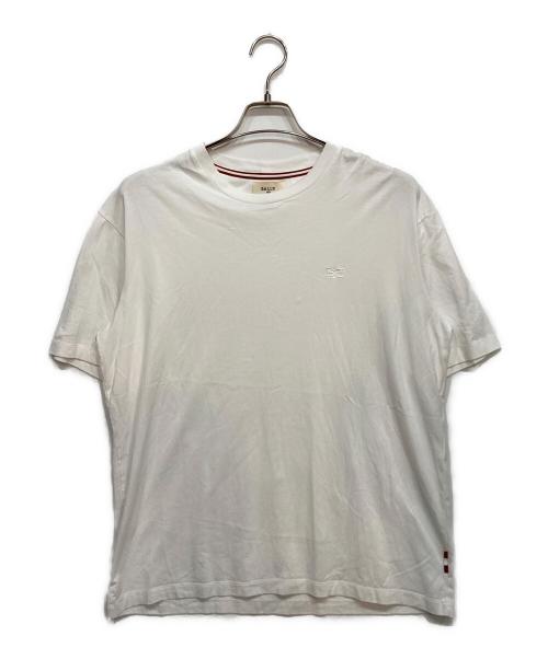 BALLY（バリー）BALLY (バリー) ロゴＴシャツ ホワイト サイズ:50の古着・服飾アイテム