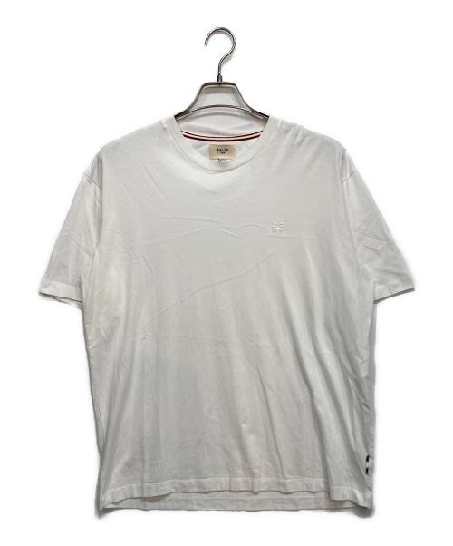 BALLY（バリー）BALLY (バリー) ロゴTシャツ ホワイト サイズ:50の古着・服飾アイテム