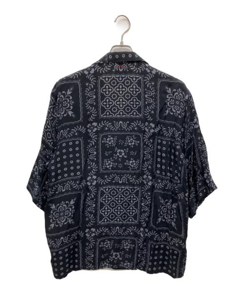 SHINYA KOZUKA（シンヤコズカ）SHINYA KOZUKA (シンヤコズカ) reyn spooner (レイン スプナー) オープンカラーシャツ ブラック サイズ:Mの古着・服飾アイテム