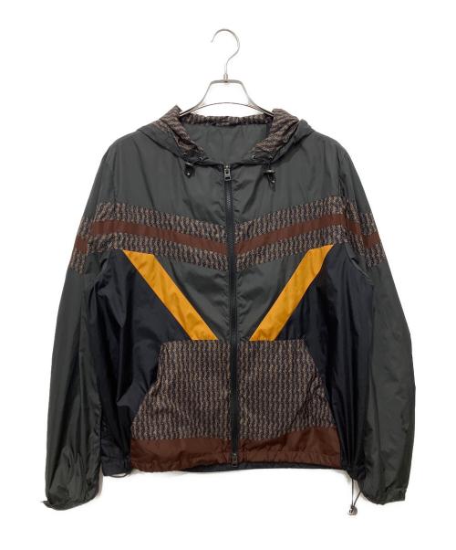 ETRO（エトロ）ETRO (エトロ) ジップアップジャケット グレー サイズ:Mの古着・服飾アイテム