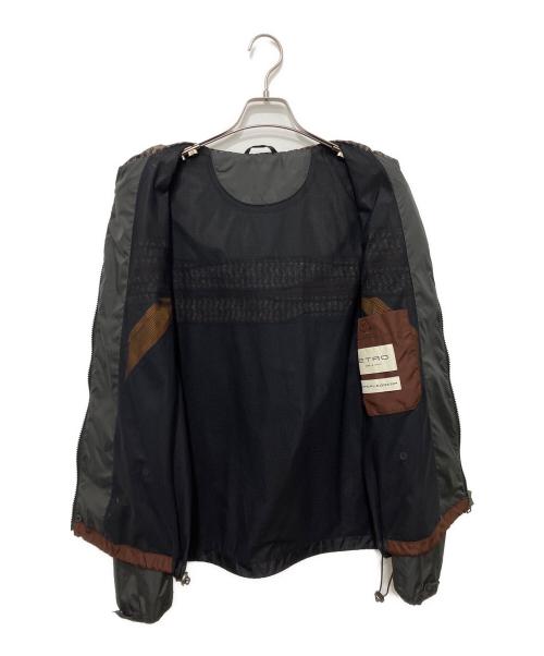 ETRO（エトロ）ETRO (エトロ) ジップアップジャケット グレー サイズ:Mの古着・服飾アイテム