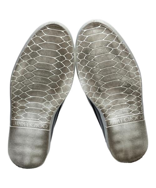 JIMMY CHOO（ジミーチュウ）JIMMY CHOO (ジミーチュウ) スタースタッズスリッポン ブラック×マルチ サイズ:41の古着・服飾アイテム