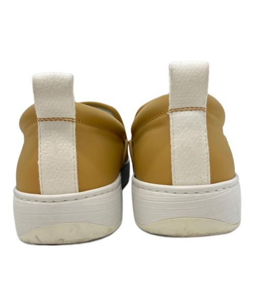 BOTTEGA VENETA（ボッテガベネタ）BOTTEGA VENETA (ボッテガベネタ) マキシイントレチャートスリッポン オレンジ サイズ:41の古着・服飾アイテム