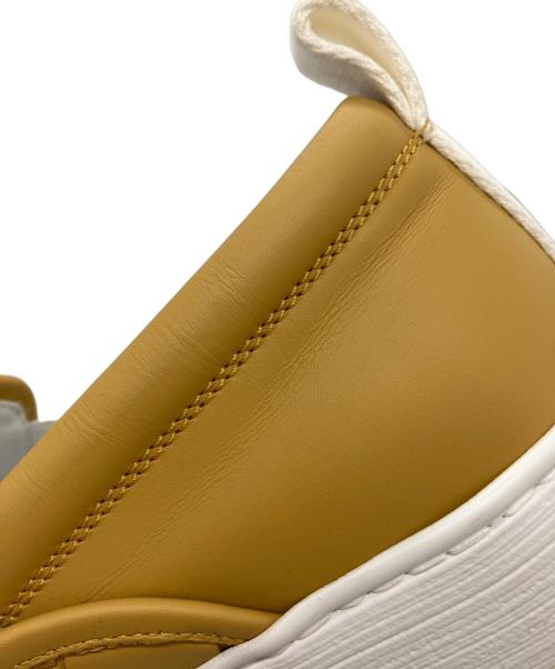 BOTTEGA VENETA（ボッテガベネタ）BOTTEGA VENETA (ボッテガベネタ) マキシイントレチャートスリッポン オレンジ サイズ:41の古着・服飾アイテム