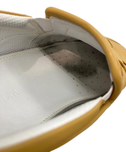 BOTTEGA VENETA（ボッテガベネタ）BOTTEGA VENETA (ボッテガベネタ) マキシイントレチャートスリッポン オレンジ サイズ:41の古着・服飾アイテム