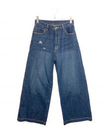 Spick and Span（スピック＆スパン）の古着「5 1/2 BAGGY DENIM」｜インディゴ