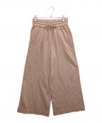 FRAY IDフレイ アイディー）の古着「スウェットタックパンツ」｜ピンク