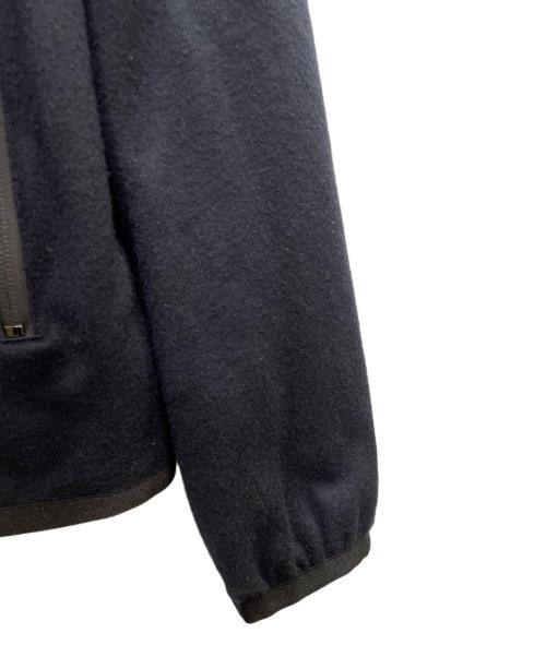 GIORGIO ARMANI（ジョルジョアルマーニ）GIORGIO ARMANI (ジョルジョアルマーニ) カシミヤフード付きジップアップブルゾン ネイビー サイズ:50の古着・服飾アイテム