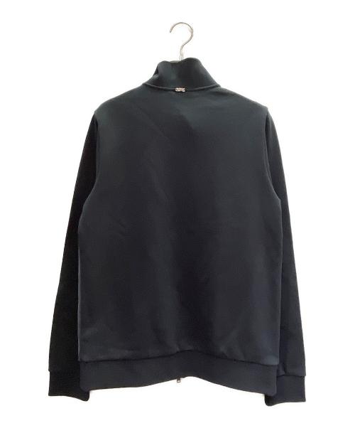 HERNO Resort（ヘルノリゾート）HERNO Resort (ヘルノリゾート) ジャージー × スエード切り替えブルゾン ネイビー サイズ:44の古着・服飾アイテム