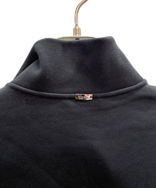 HERNO Resort（ヘルノリゾート）HERNO Resort (ヘルノリゾート) ジャージー × スエード切り替えブルゾン ネイビー サイズ:44の古着・服飾アイテム