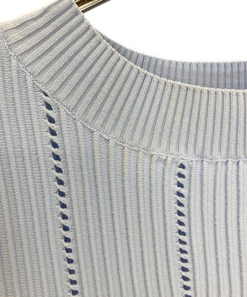 CELFORD（セルフォード）CELFORD (セルフォード) CWNO251075　ダイヤヘムディフォメ―ションワンピース ブルー サイズ:36の古着・服飾アイテム