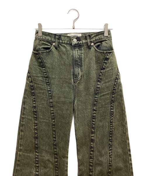 VIAVANDA（ヴィアヴァンダ）VIAVANDA (ヴィアヴァンダ) ブーツカットデニムパンツ ブラック サイズ:Mの古着・服飾アイテム