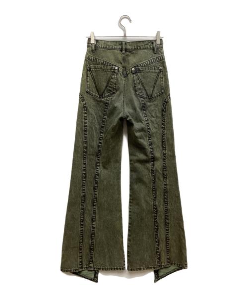 VIAVANDA（ヴィアヴァンダ）VIAVANDA (ヴィアヴァンダ) ブーツカットデニムパンツ ブラック サイズ:Mの古着・服飾アイテム