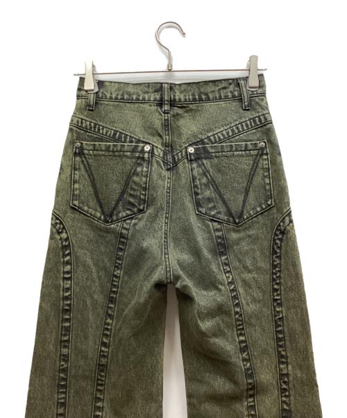 VIAVANDA（ヴィアヴァンダ）VIAVANDA (ヴィアヴァンダ) ブーツカットデニムパンツ ブラック サイズ:Mの古着・服飾アイテム