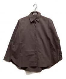 TWOMEL（トゥメル）の古着「オーバーサイズシャツ」｜ブラウン