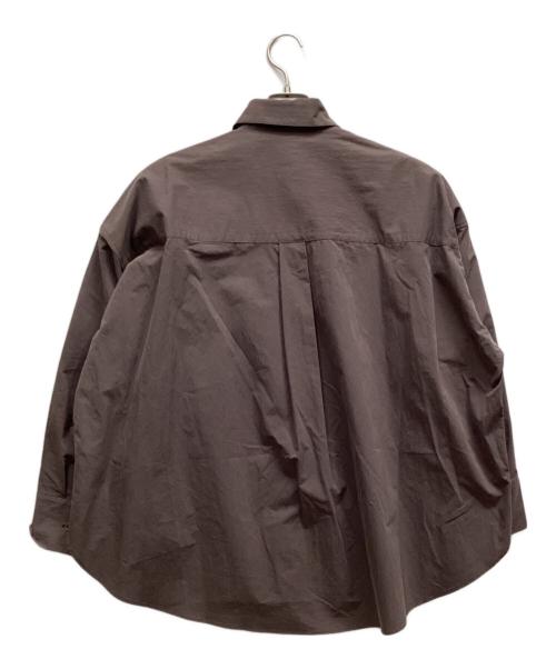 TWOMEL（トゥメル）TWOMEL (トゥメル) オーバーサイズシャツ ブラウン サイズ:Fの古着・服飾アイテム