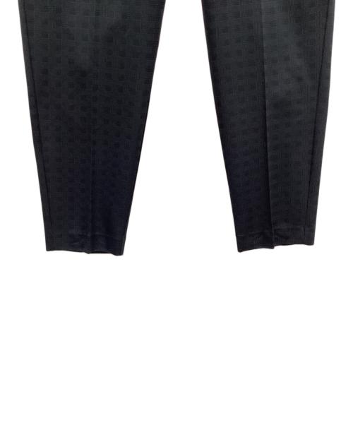 自由区（ジユウク）自由区 (ジユウク) イージーフィット ジャージー テーパードパンツ ブラック サイズ:48 未使用品の古着・服飾アイテム