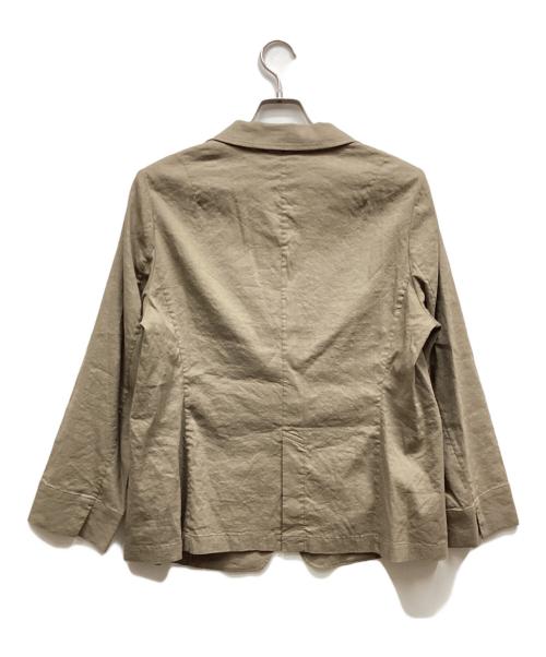 23区（ニジュウサンク）23区 (ニジュウサンク) リネン混テーラードジャケット ベージュ サイズ:46 未使用品の古着・服飾アイテム