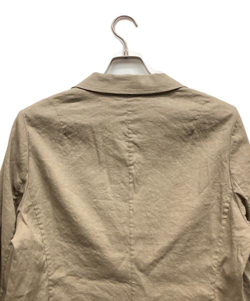 23区（ニジュウサンク）23区 (ニジュウサンク) リネン混テーラードジャケット ベージュ サイズ:46 未使用品の古着・服飾アイテム
