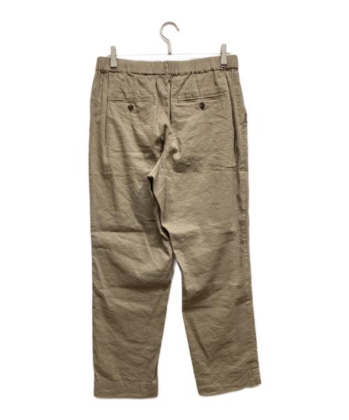 23区（ニジュウサンク）23区 (ニジュウサンク) リネン混パンツ ベージュ サイズ:46 未使用品の古着・服飾アイテム