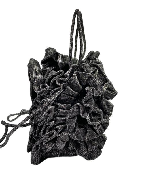 Ameri（アメリ）Ameri (アメリ) MEDI GLITTER SHELL MOTIF BAG ブラックの古着・服飾アイテム