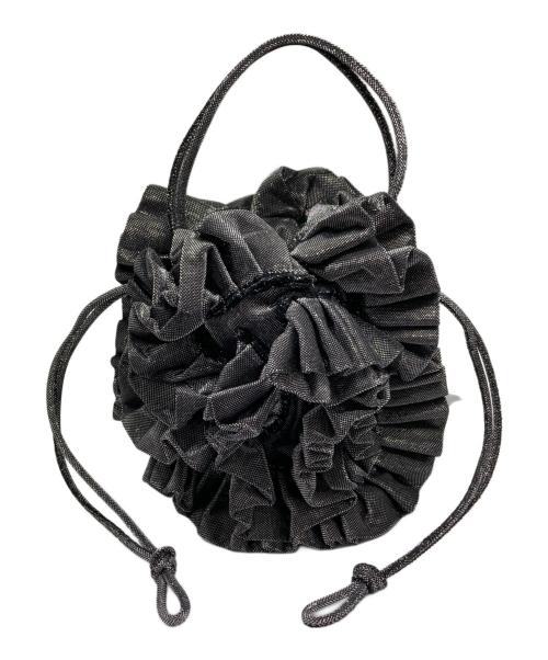 Ameri（アメリ）Ameri (アメリ) MEDI GLITTER SHELL MOTIF BAG ブラックの古着・服飾アイテム