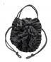 Ameri（アメリ）の古着「MEDI GLITTER SHELL MOTIF BAG」｜ブラック