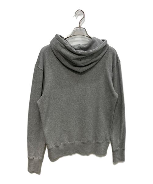 maison kitsune（メゾンキツネ）MAISON KITSUNE (メゾンキツネ) 	CHILLAX FOX PATCH CLASSIC HOODIE グレー サイズ:Mの古着・服飾アイテム