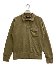 RRL（ダブルアールエル）の古着「ハーフジップスウェット」｜オリーブ