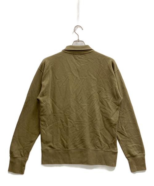 RRL（ダブルアールエル）RRL (ダブルアールエル) ハーフジップスウェット オリーブ サイズ:Mの古着・服飾アイテム