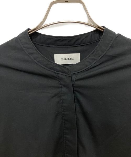 SINME（シンメ）SINME (シンメ) ボリュームシャツ ブラック サイズ:Mの古着・服飾アイテム