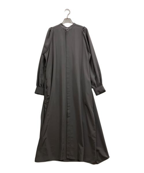 HYKE（ハイク）HYKE (ハイク) TAFFETA DRESS グレー サイズ:2の古着・服飾アイテム