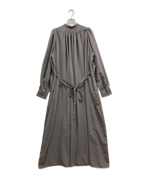 HYKE（ハイク）HYKE (ハイク) TAFFETA DRESS グレー サイズ:2の古着・服飾アイテム