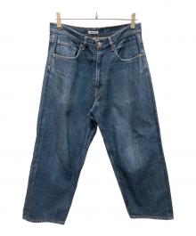 AURALEE（オーラリー）の古着「HARD TWIST DENIM WIDE PANTS」｜インディゴ